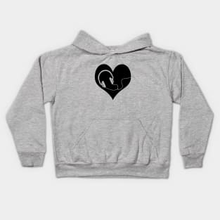 Music in my heart Kids Hoodie